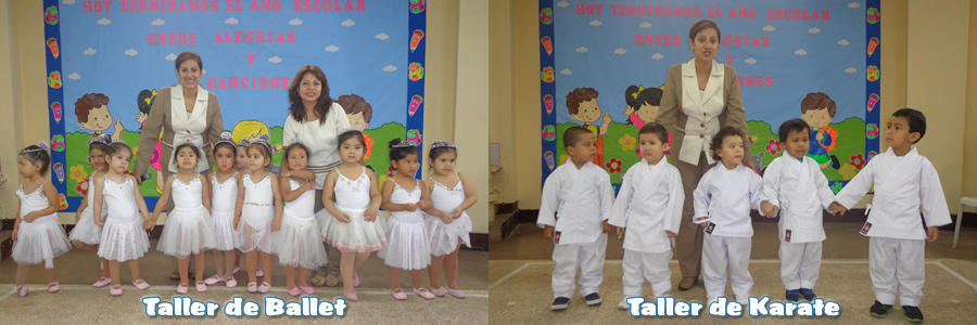 Taller de Ballet y Taller de Karate